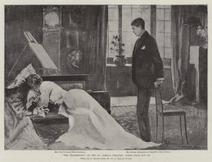 El despertar, en el Teatro St James, escena del Acto III de Henry Charles Seppings Wright